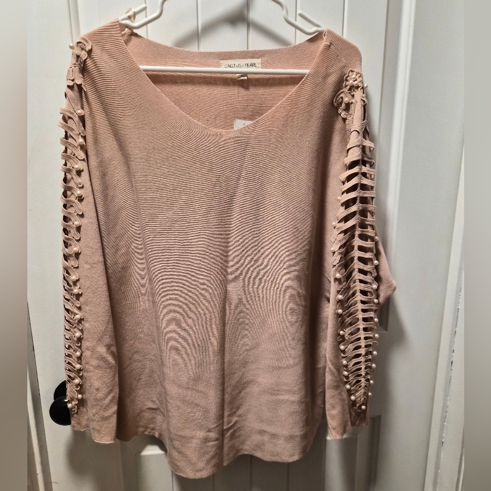 Cactus & Pearl - Blush Pink Sweater